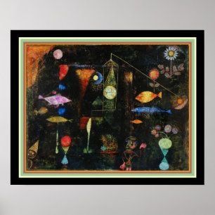 "Fish Magic" van Paul Klee Poster