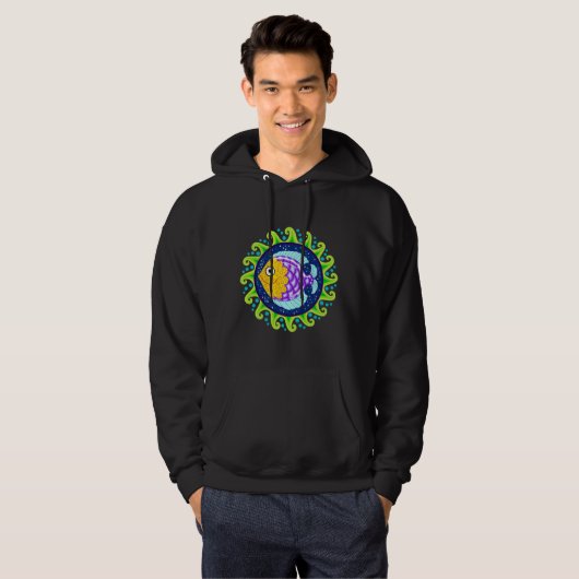 Fish Mandala Hoodie (Voorkant volledig)