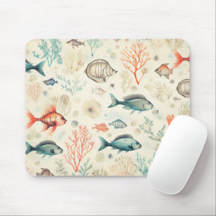 Fish Marine Life Coastal Ocean Coral Onderwater Muismat