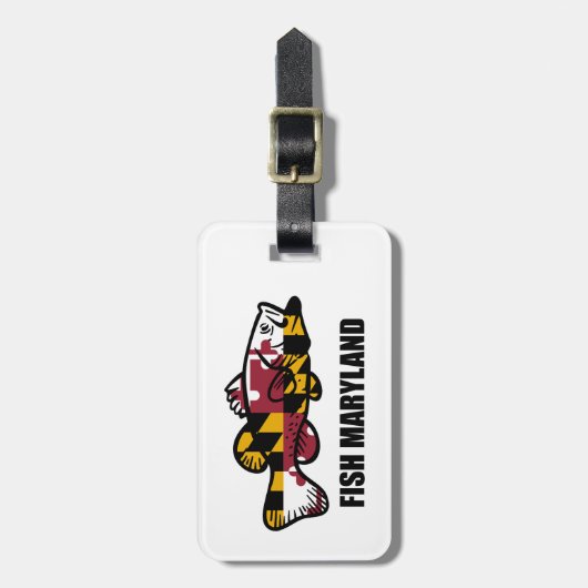 Fish Maryland Bagagelabel (Voorkant verticaal)