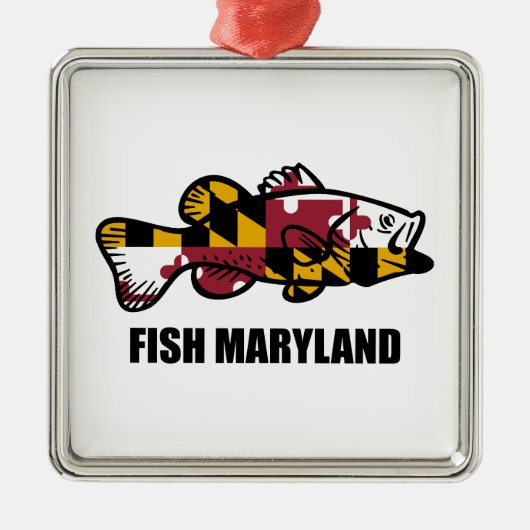 Fish Maryland Metalen Ornament (Voorkant)