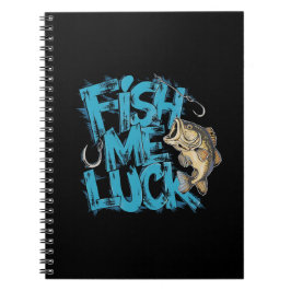 Fish Me Luck Graffiti Bass Art Notitieboek