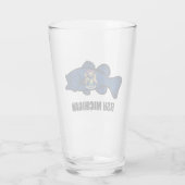 Fish Michigan Glas (Achterkant)