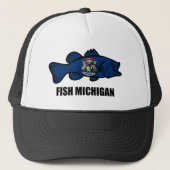 Fish Michigan Trucker Pet (Voorkant)