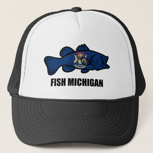 Fish Michigan Trucker Pet (Voorkant)