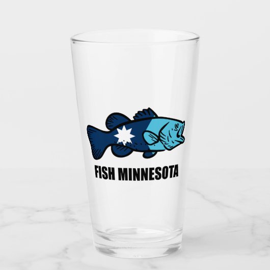 Fish Minnesota Glas (Voorkant)