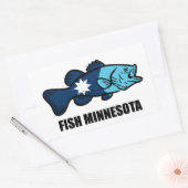 Fish Minnesota Rechthoekige Sticker (Envelop)