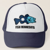 Fish Minnesota Trucker Pet (Voorkant)