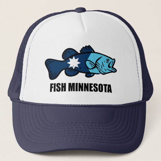 Fish Minnesota Trucker Pet (Voorkant)