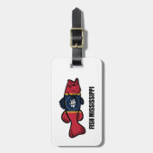 Fish Mississippi Bagagelabel (Voorkant verticaal)