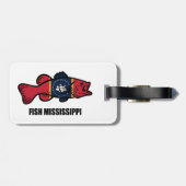 Fish Mississippi Bagagelabel (Achterkant horizontaal)