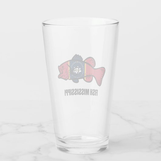 Fish Mississippi Glas (Achterkant)