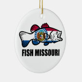 Fish Missouri Keramisch Ornament (Rechts)