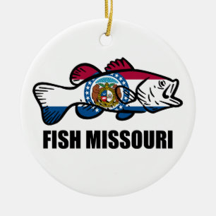 Fish Missouri Keramisch Ornament