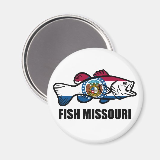 Fish Missouri Magneet (Voorkant / Achterkant)