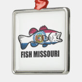 Fish Missouri Metalen Ornament (Links)