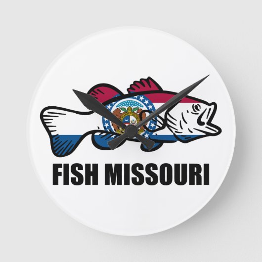 Fish Missouri Ronde Klok (Voorkant)