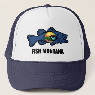 Fish Montana Bass Trucker Pet