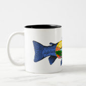 Fish Montana Tweekleurige Koffiemok (Links)