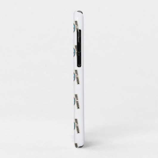 Fish More Worry Less Case-Mate iPhone Case (Achterkant/links)