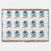 Fish More Worry Less Deken (Voorkant)