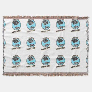 Fish More Worry Less Deken