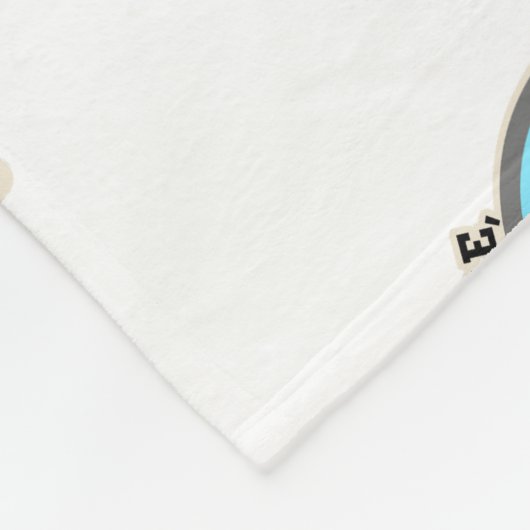 Fish More Worry Less Fleece Deken (Hoek)