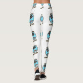 Fish More Worry Less Leggings (Achterkant)