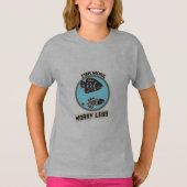 Fish More Worry Less T-shirt (Voorkant)