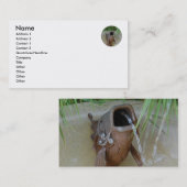 FISH MOUTH - sjabloon voor visitekaartjes (Voorkant / Achterkant)