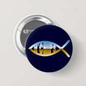 Fish N'Chips Ronde Button 5,7 Cm (Voorkant /achterkant)