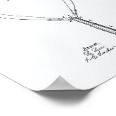 Fish Net 1889 Patent Art-witboek Poster (Hoek)