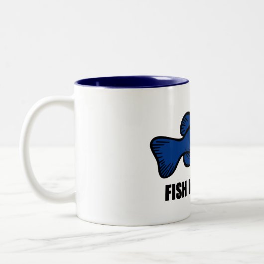 Fish New York Bass Tweekleurige Koffiemok (Links)