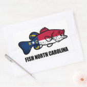 Fish North Carolina Rechthoekige Sticker (Envelop)