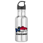 Fish North Carolina Waterfles (Voorkant)