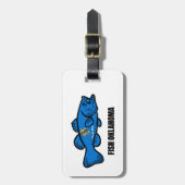 Fish Oklahoma Bagagelabel (Voorkant verticaal)