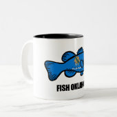 Fish Oklahoma Tweekleurige Koffiemok (Voorkant links)