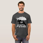 Fish or Vanish Graphic T-shirt - Bella & Canvas (Voorkant volledig)