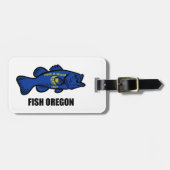 Fish Oregon Bagagelabel (Voorkant horizontaal)