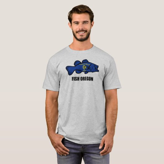 Fish Oregon T-shirt (Voorkant volledig)