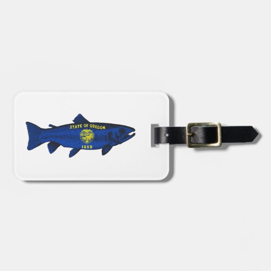 Fish Oregon Trout Bagagelabel (Voorkant horizontaal)
