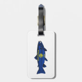 Fish Oregon Trout Bagagelabel (Achterkant verticaal)