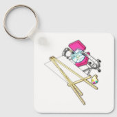 Fish Painter ("Waterverf") - Sleutelhanger (Voorkant)