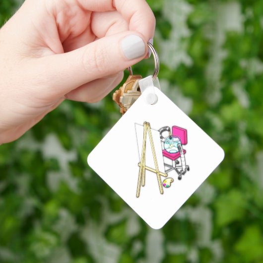 Fish Painter ("Waterverf") - Sleutelhanger (Hand)