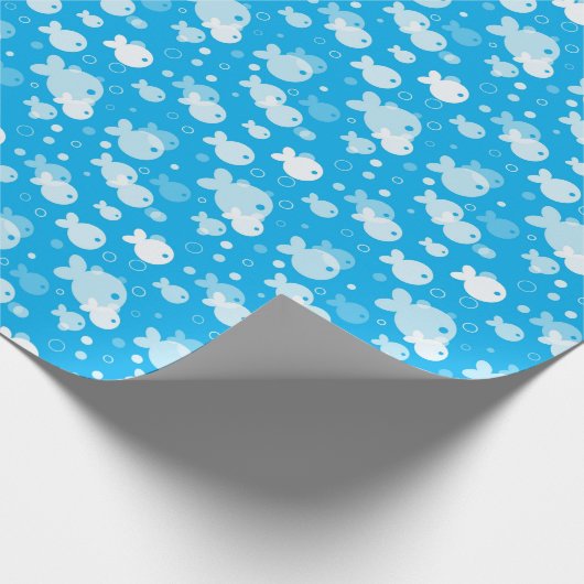 fish pattern cadeaupapier (Hoek)