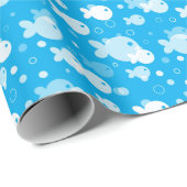 fish pattern cadeaupapier (Rol Hoek)