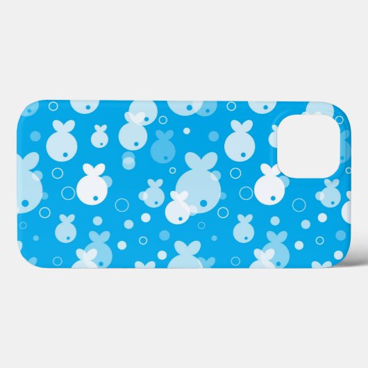 fish pattern Case-Mate iPhone case (Achterkant (horizontaal))
