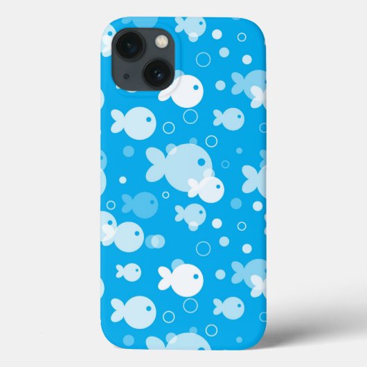 fish pattern Case-Mate iPhone case (Achterkant)