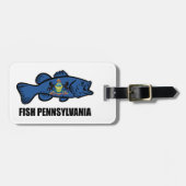 Fish Pennsylvania Bass Bagagelabel (Voorkant horizontaal)