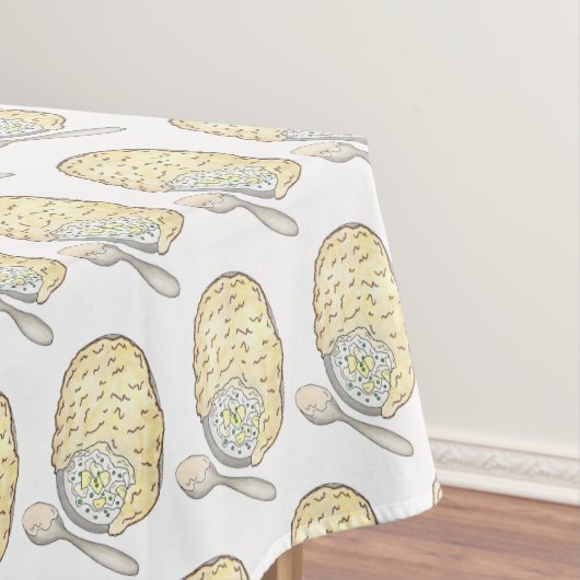 Fish Pie UK British Food Cooking Cuisine Tafelkleed (Voorbeeld)